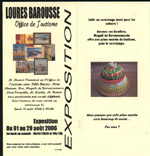 Une pièce monté bonbons offerte par Baroussemania, lors de l'exposition à Loffice du tourisme de Loures  Barousse